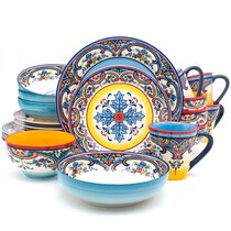 Bohemian dinnerware outlet set